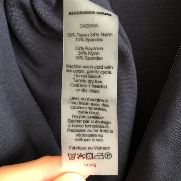 T by Alexander Wang Ponte Bandeau Sleeveless Dress - Picture 7 of 7